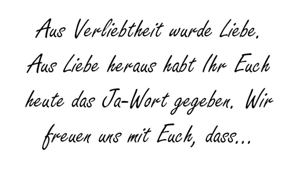 Aus Verliebtheit hochzeitsfuchs