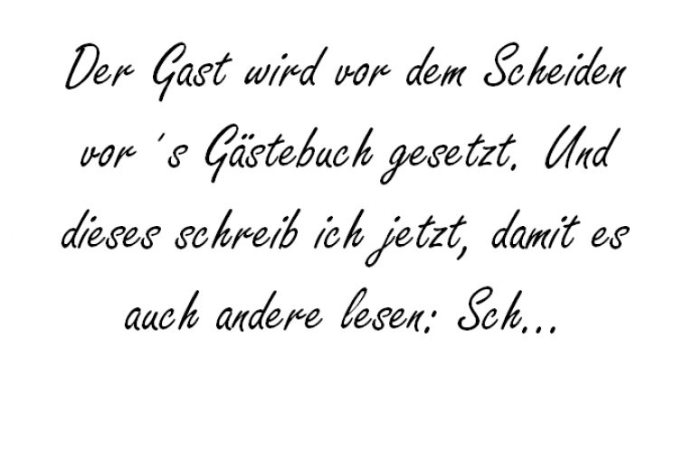 Der Gast wird vor hochzeitsfuchs