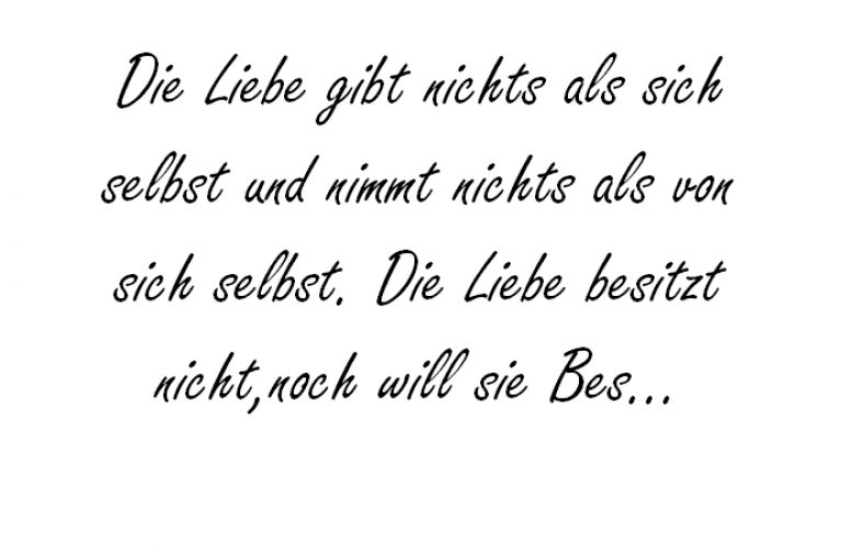 Die Liebe gibt nichts Khalil Gibran hochzeitsfuchs