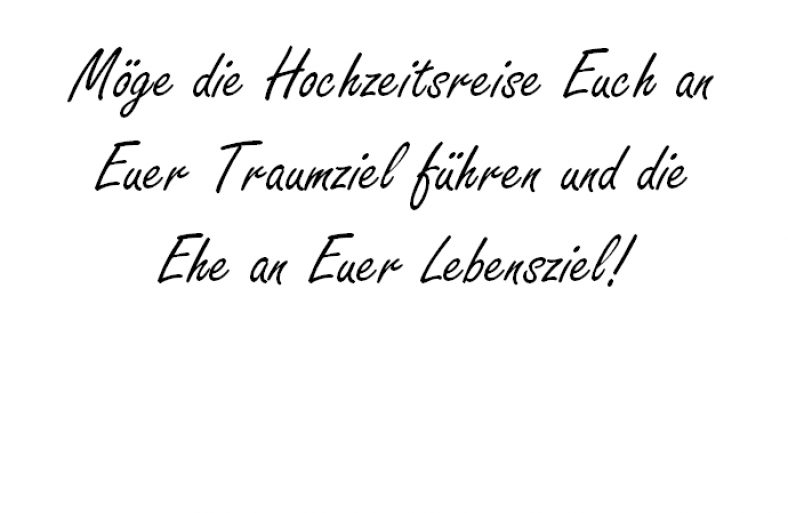 Möge die Hochzeitsreise hochzeitsfuchs