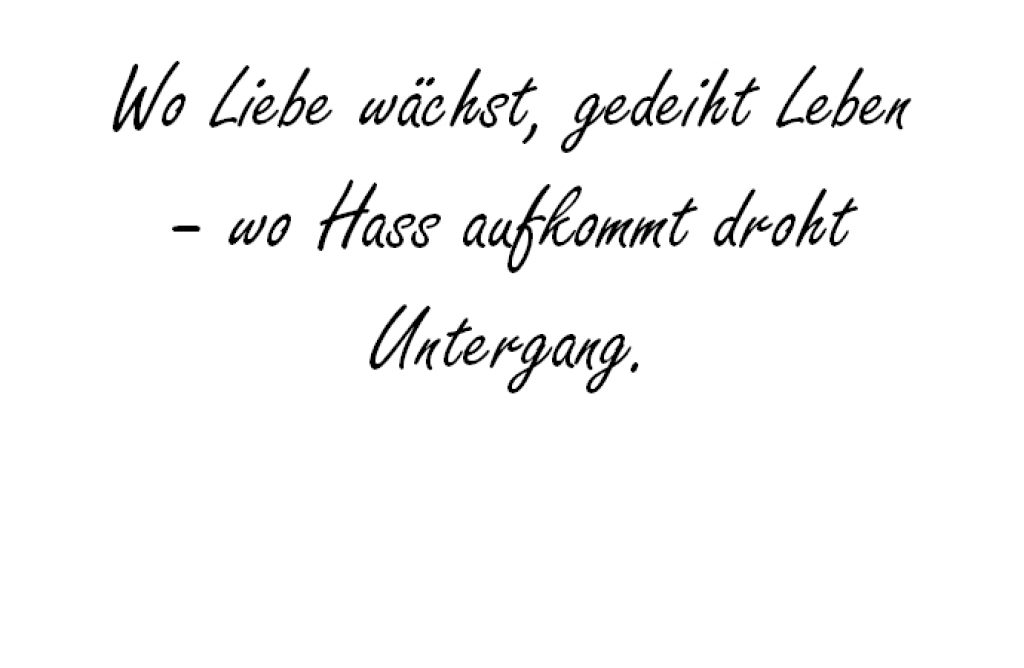 Wo Liebe wächst, Mahatma Gandhi hochzeitsfuchs